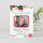 Funeral Program Card Programma (Staand voorkant)