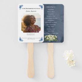 Funeral Program Fan – Memorial Keepsake Handwaaier