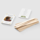 Funeral Program Fan – Memorial Keepsake Handwaaier (Niet-gemonteerd)