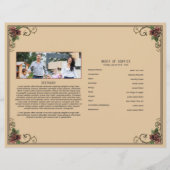 Funeral Program Flyer Template (Dos)