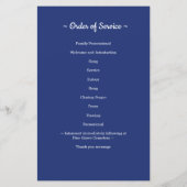 Funeral Programme Budget Patriotic Memorial Vetera (Achterkant)