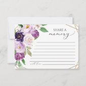 Funeral Share a Memory Kaart (Voorkant)