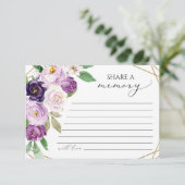 Funeral Share a Memory Kaart (Staand voorkant)