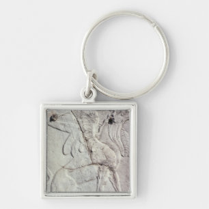 Funeral urn met carved relief of a Griffin Sleutelhanger