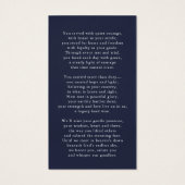 Funeral USA Flag Military Photo Prayer Card (Dos)