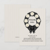 Funeral Wreater Hartelijk dank Bedankkaart (Voorkant / Achterkant)