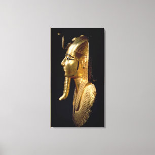 Funerary mask of Psusennes I Canvas Afdruk
