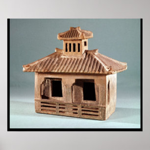 Funerary model of a house, Han Dynasty Poster