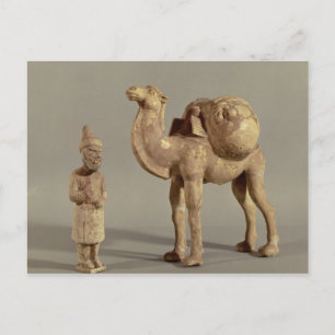 Funerary statuettes of a laden camel briefkaart