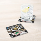 FUNetix Vierkante Kartonnen Onderzetter (Insitu)