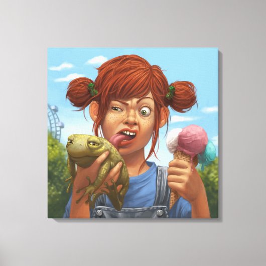 Funfair Canvas Afdruk (Voorkant)