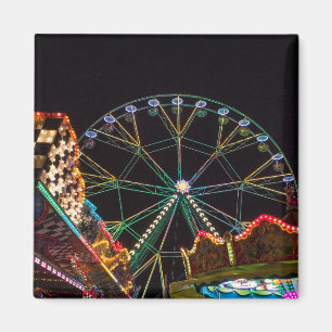 Funfair in Night Magneet