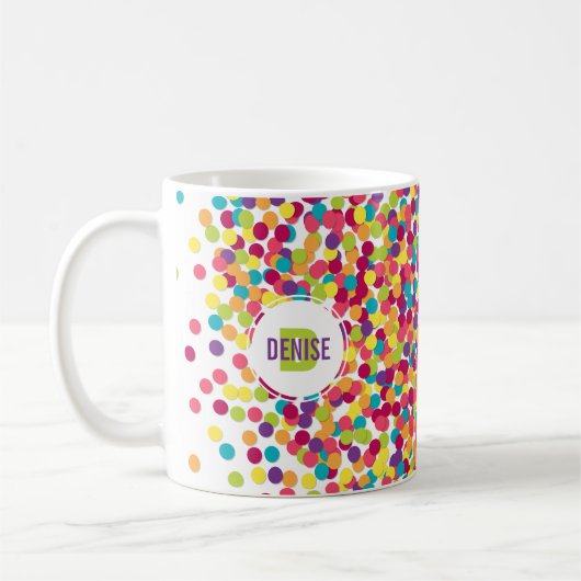 Funfetti Monogram Koffiemok (Links)