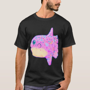 Funfetti Oceaan Zonvis — Digitale Illustratie T-shirt