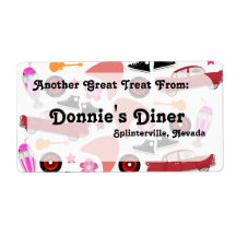 Funfy Fifties Patroon Label