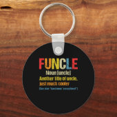 Fungale definitie Funny Gift voor oom Sleutelhanger (Voorkant)
