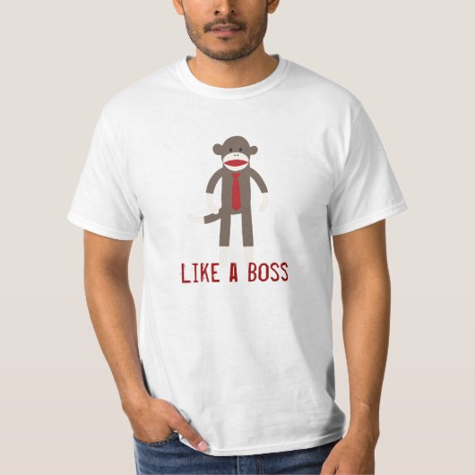Fungerend als een driekleurtje met een soksok t-shirt (Voorkant)