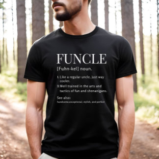 Fungerend De Cool en Grappig Oom Definitie T-shirt