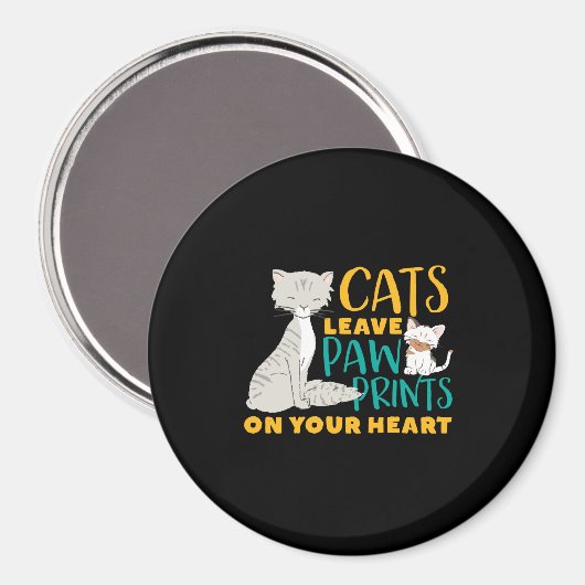 Fungerend en stutkatten laten verfdrukken op je ha magneet (Voorkant / Achterkant)