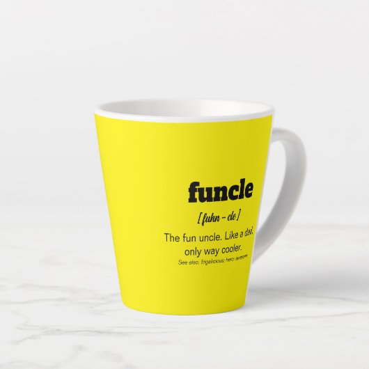 Fungerend, Fun oom oom glazed Mok is de beste oom (Rechterhoek)
