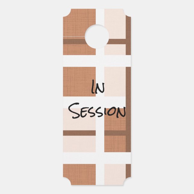 Fungerend in sessie Therapist door Hanger (Voorkant)