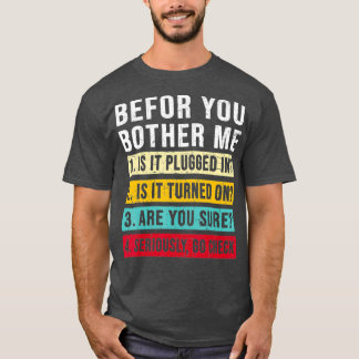 Fungerend informatietechnologie Technische technol T-shirt