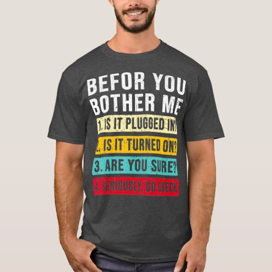 Fungerend informatietechnologie Technische technol T-shirt (Voorkant)