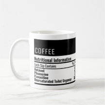 Fungerend koffievoedingsinformatie koffie-mok