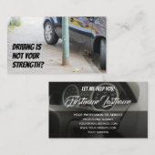 Fungerend rijleraar autorijden visitekaartje (Voorkant / Achterkant)