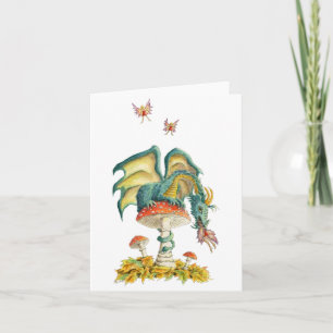 Fungi Dragon notecard Kaart