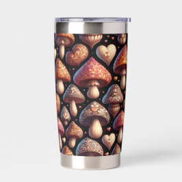 Fungi Family Geïsoleerde Drinkbeker