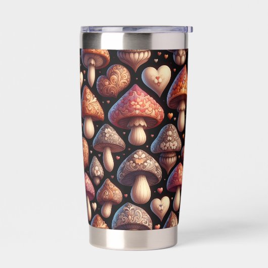 Fungi Family Geïsoleerde Drinkbeker (Links)