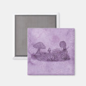 Fungi Meadow Magnet Magneet (Voorkant / Achterkant)