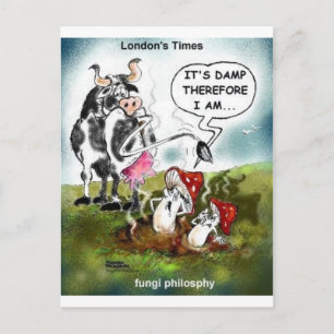 Fungi Philosophy Funny Gifts T - shirts & Collecti Briefkaart