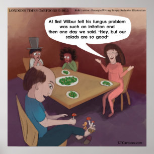 FunGuy met ToedStools Funny Poster