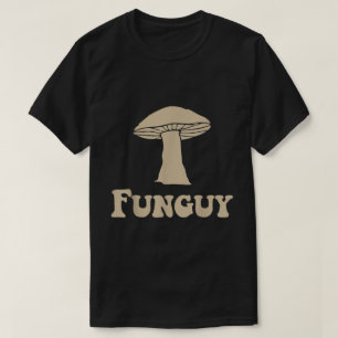 Funguy Paddenstoel Grappige Retro Ontwerp T-shirt