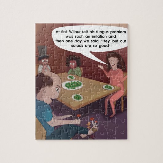 FunGuy ToedStools for Dinner Funny Legpuzzel (Verticaal)