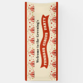 FunHaus Big-Top Circus Feest Spandoek (Verticaal)