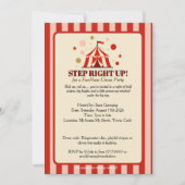 FunHaus Circus Party Big-Top Kaart (Voorkant)
