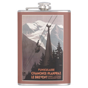 Funiculaire Le Brevent Cable Car Poster Heupfles