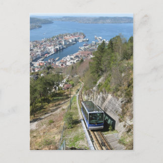 Funicular in Bergen Briefkaart