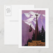 Funicular Railway to Brevent Mt. Briefkaart (Voorkant / Achterkant)