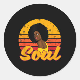 Funk Afro Disco Soul Ronde Sticker