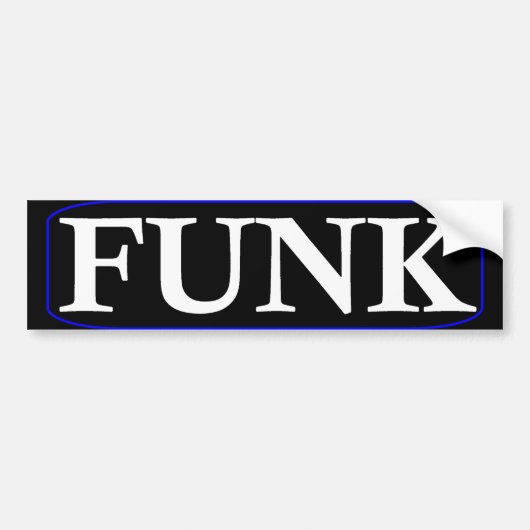 Funk Bumpersticker (Voorkant)