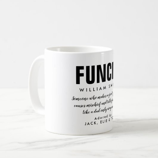 Funk Fun oncle Citer café Mug (Devant gauche)