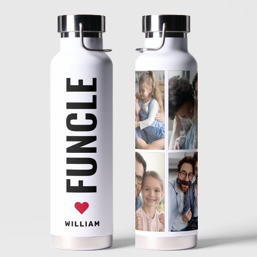 Funk | Fun oom Custom Name Modern Waterfles