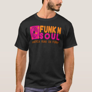 Funk N Soul Donut Parodie DJ Platenspeler Funk T-shirt