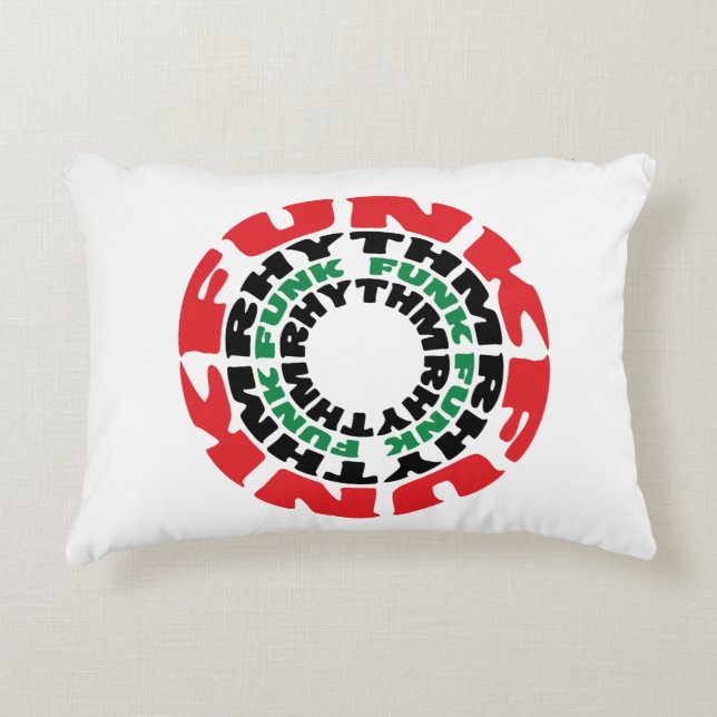 Funk Rhythm Funk Rhythm Decoratief Kussen (Voorkant)