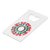 Funk Rhythm Funk Rhythm Kredietkaart Flessenopener (Achterkant Gekanteld)