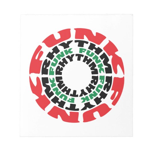 Funk Rhythm Funk Rhythm Notitieblok (Voorkant)